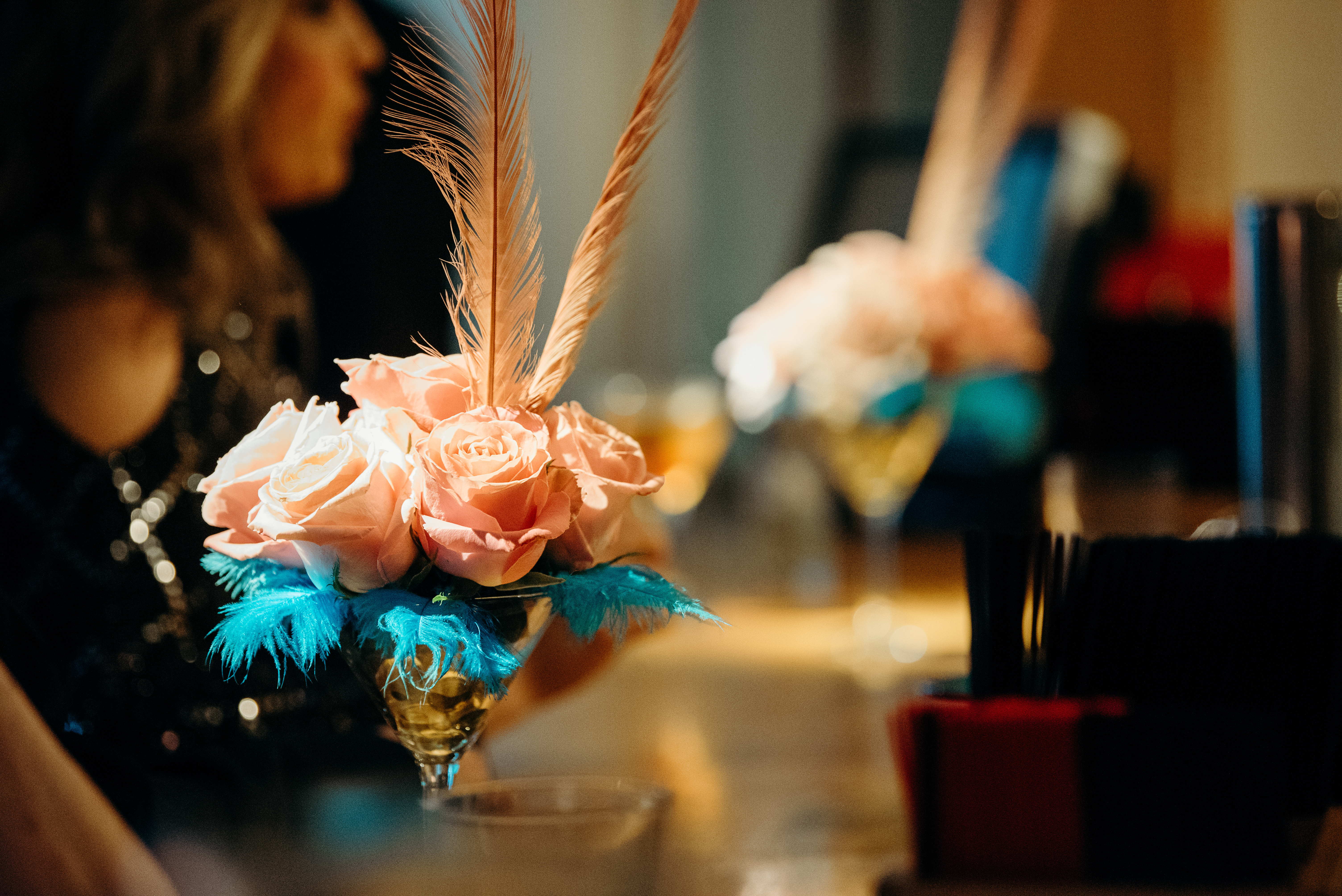 Surprise Birthday Party with a Las Vegas theme at Knollwood Country Club in Granger Indiana. Photography by Grant Beachy. Event Planning by Celebrated Events.